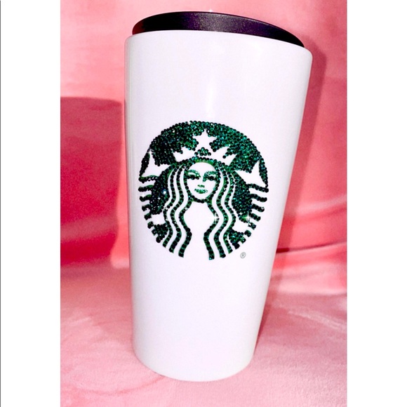 Bedazzled Starbucks travel mug